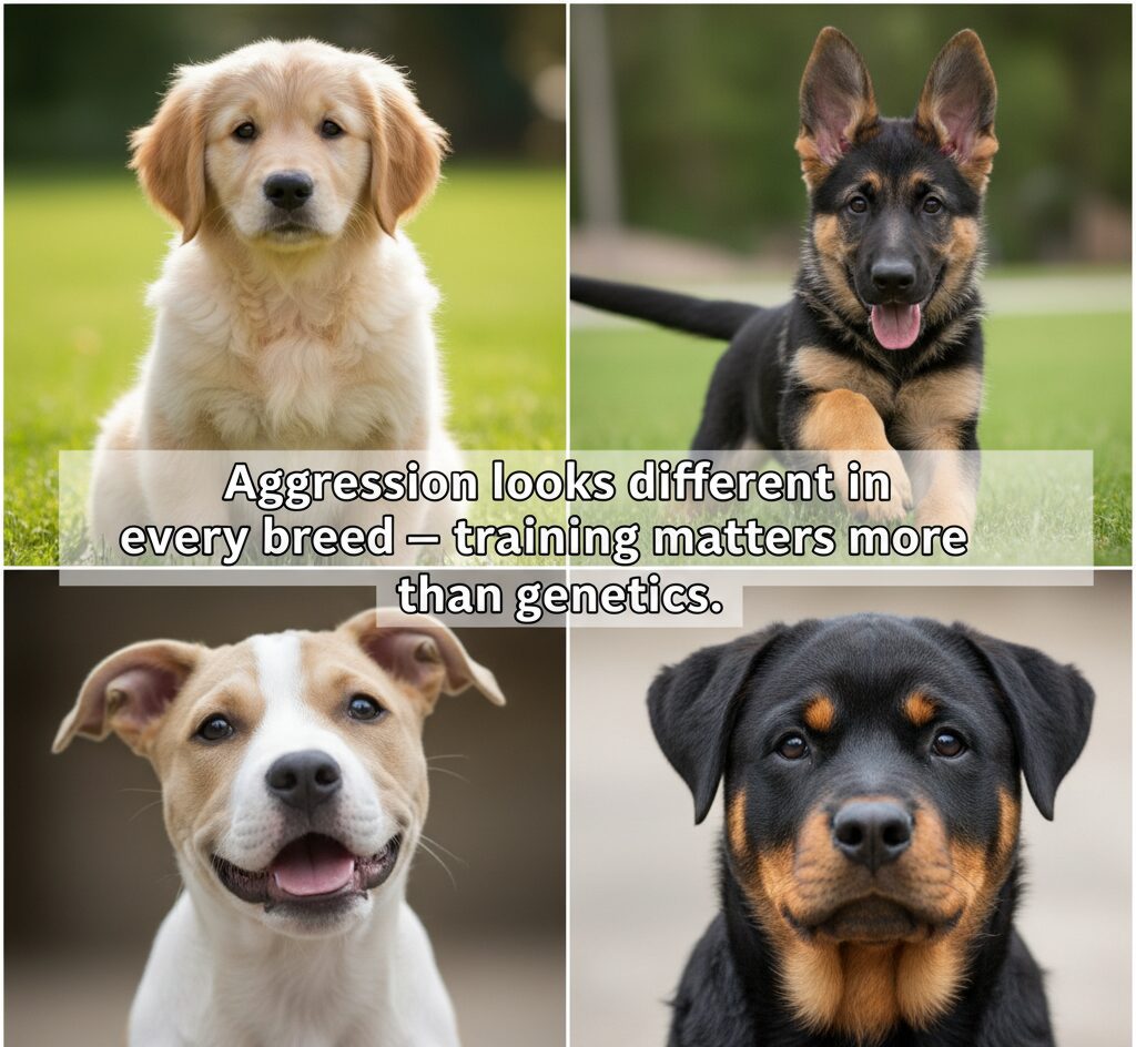 aggressive puppy breeds 