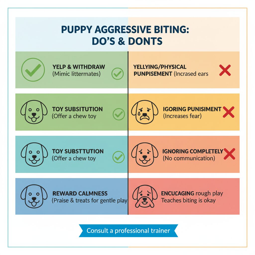Puppy Aggressive-Biting Dos Dont's