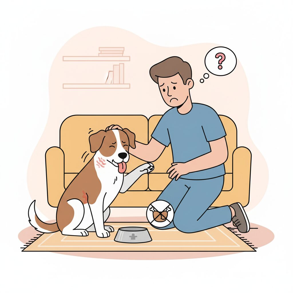 Hormonal imbalance making dog act weird 