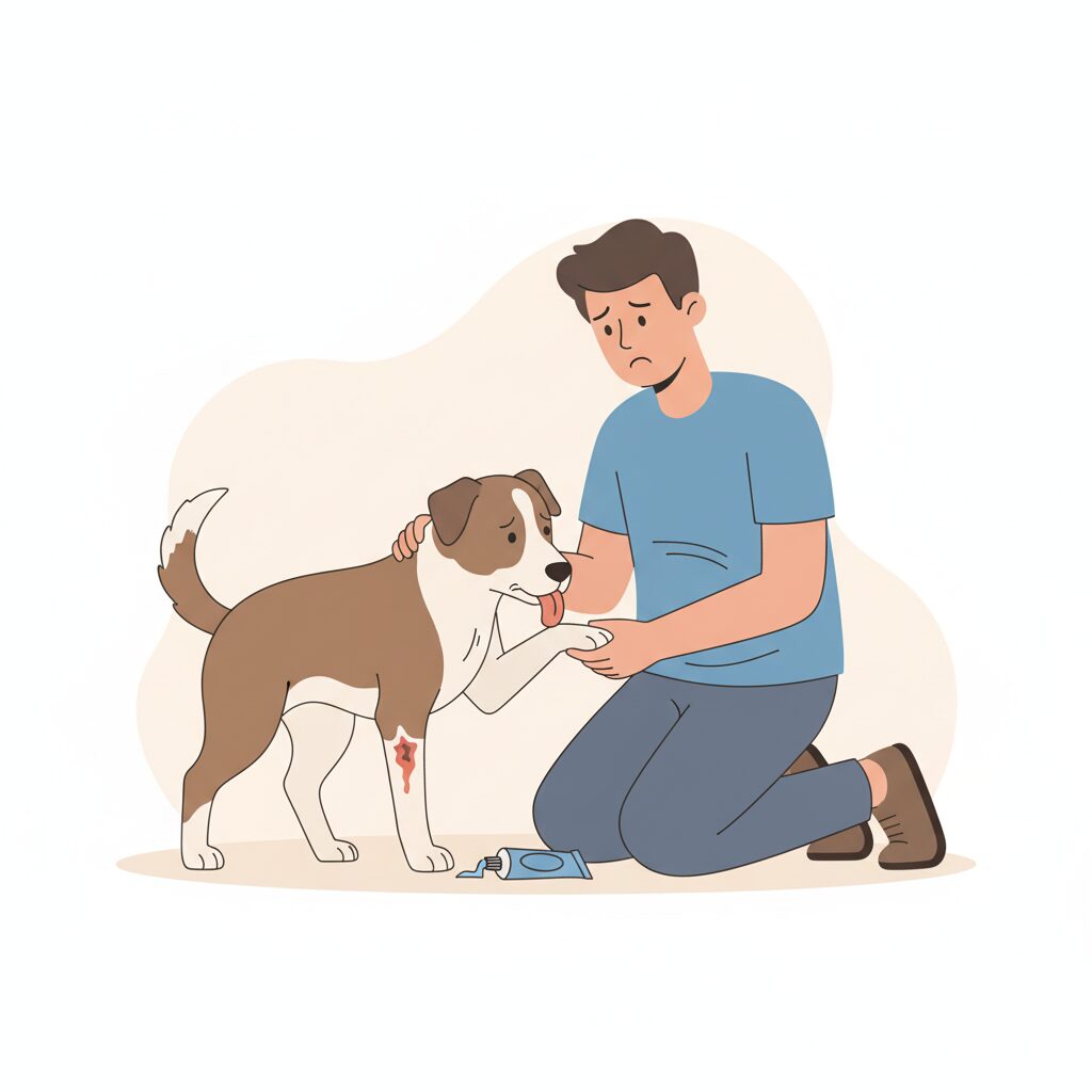 Dog acting weird at home showing-strange behavior guide for owners.