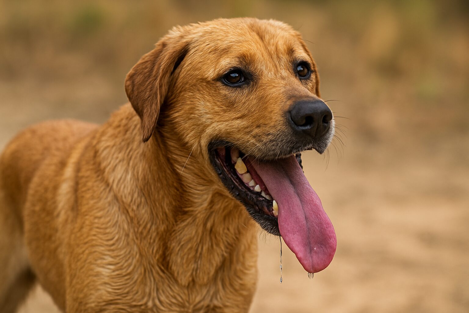  Dog shivering and panting 