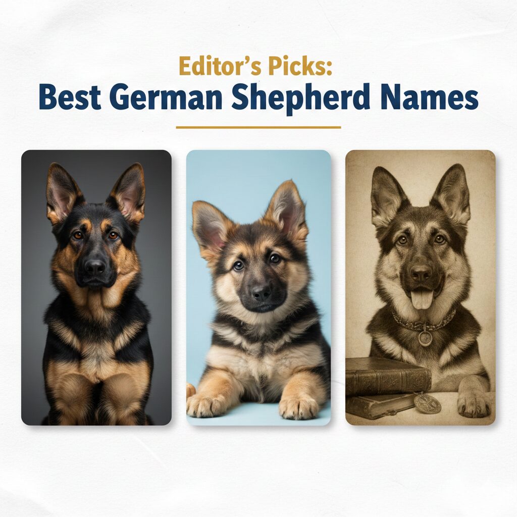 Editor’s picks for the best German Shepherd dog names 