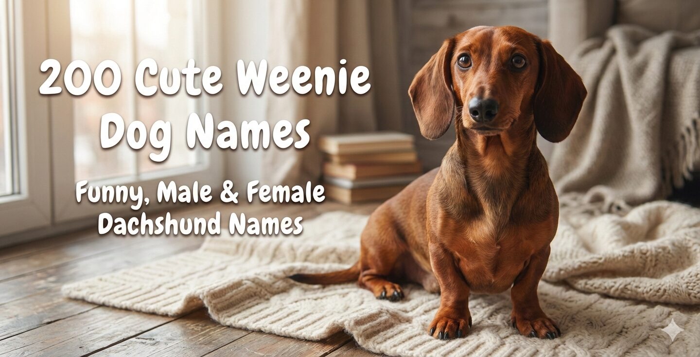200 Cute Weenie Dog Names: The Long List for Your Pup