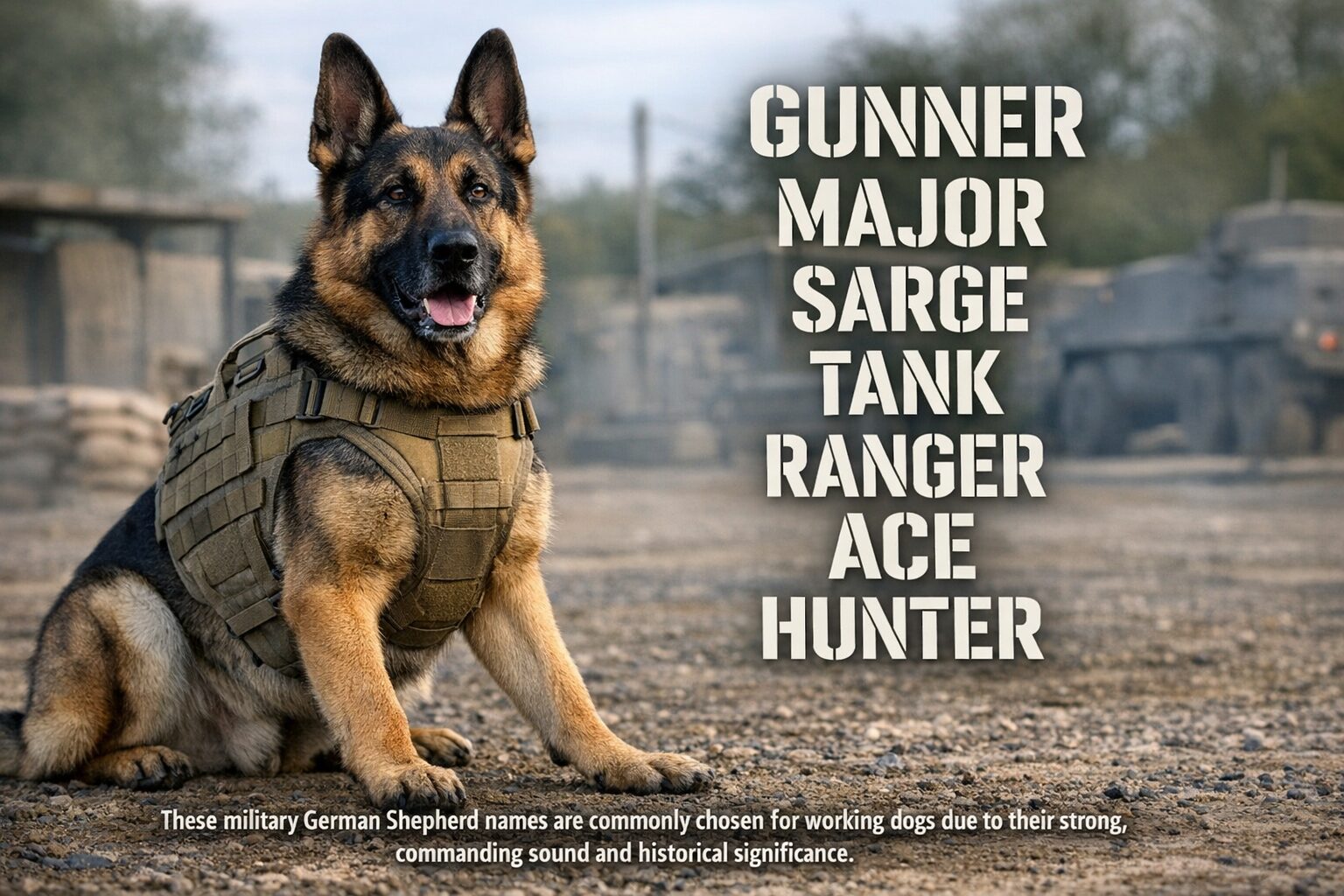 Top Military German Shepherd Names: Strong & Unique