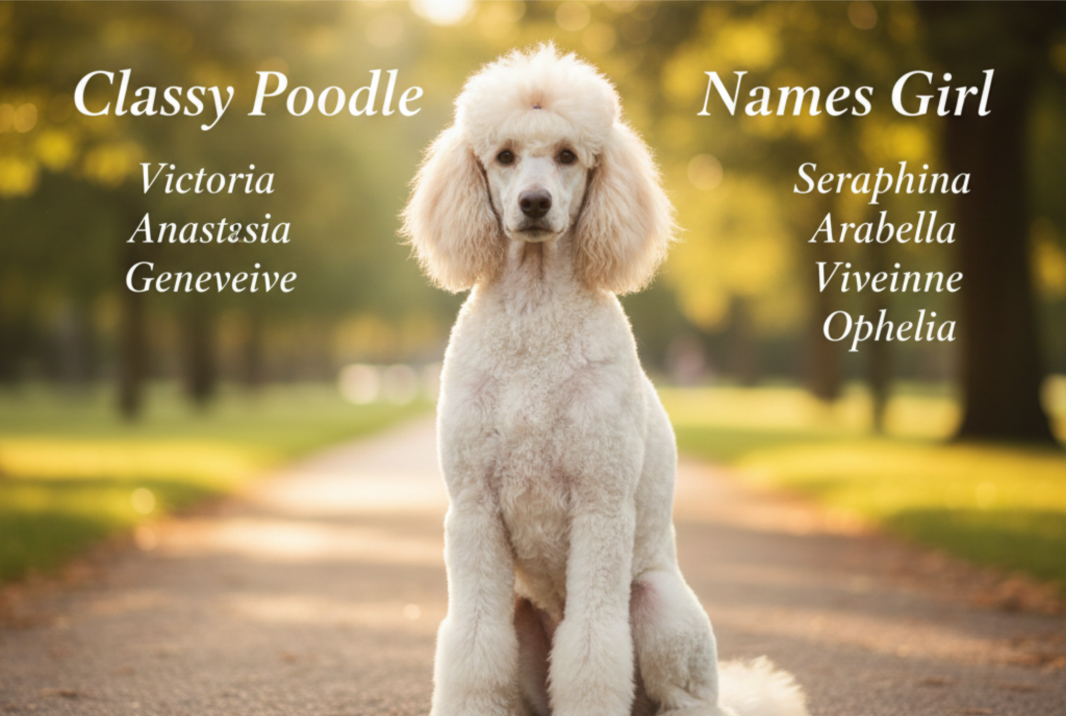200+ Perfect Girl Poodle Names for Your Elegant Pup